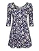 TAM Ware Women's Elegant Short Sleeve Sheer Floral Lace Blouse