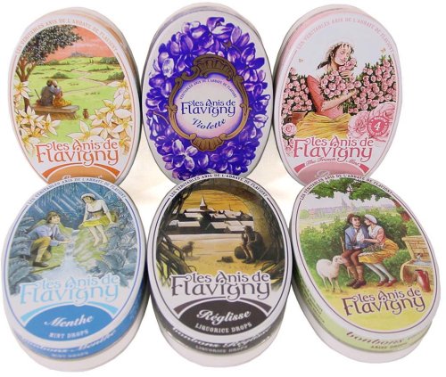 Abbaye de Flavigny 6 Piece Assortment ~ Traditional Anise Drops, All natural, 1.8 oz ~... by Abbaye de Flavigny