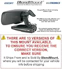 BlendMount Your Beltronics / Escort Radar Detector. High Quality Custom Mount
