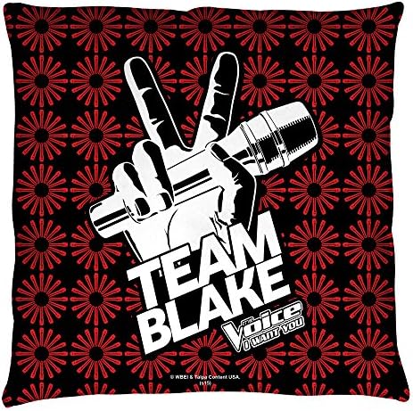 Voice Team Blake Throw Pillow White 26X26