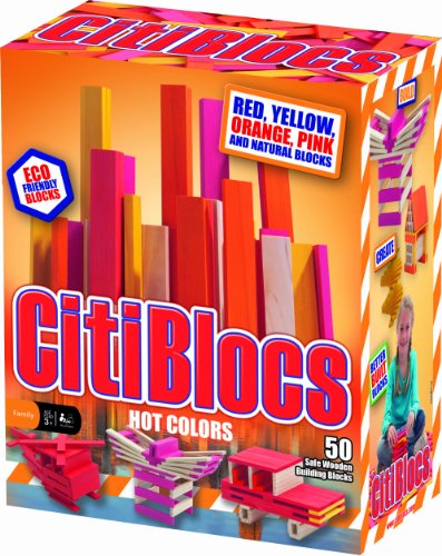 Check Out Citiblocs Hot Colors Precision Cut Building Blocks (50 Piece Hot)