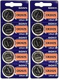 Sony CR2025 Lithium Battery (10 Pack)