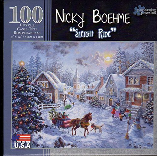 Sleigh Ride 100 Piece Puzzle - Nicky Boehme