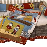 Cotton Tale Designs Pirates Cove 4 Piece Crib Bedding Set