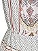 Choies Women's White Tribe Print Drawstring Waist Boho Romper Jumpsuit