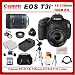 Canon EOS Rebel T3i Pro Kit Featuring Canon EF-S 18-135mm f/3.5-5.6 IS Lens, Also Includes: 0.45x High Definition Wide Angle Lens & 2x Telephoto HD Lens, 2 Extra LP-E8 Replacement Batteries & Travel Charger, 16GB SDHC Memory Card & Reader, HDMI Cable, Deluxe Carrying Case, Dedicated Flash and Much More...