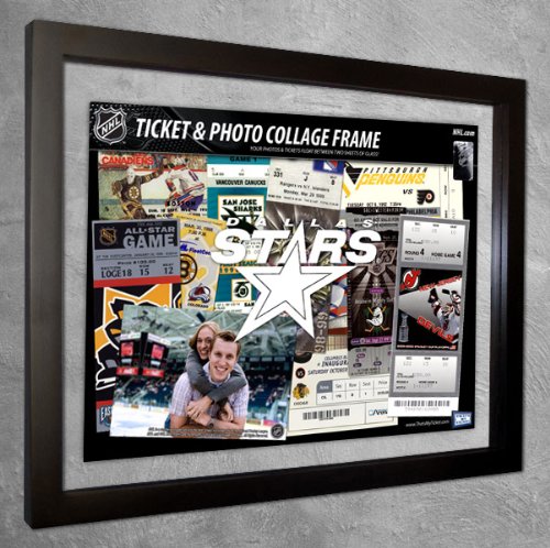 Dallas Stars Ticket & Photo Collage Frame (w Logo)