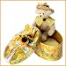 Ashton Drake Sunny Summer Hatbox Honeys Collectible Teddy Bear Plush Stuffed Animal Toy By Christy F