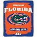 Florida Gators College Style 50x 60 Imprint Micro Raschel Blanket/Throw - NCAA College Athletics