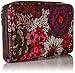 Vera Bradley Women's Cotton Accordion Wallet, Rosewood, One Size