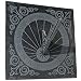 GROSSE SONNENUHR SCHIEFER NATUR GRAVUR ANTIK-STIL