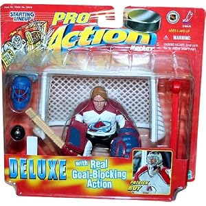 PATRICK ROY COLORADO AVALANCHE Pro Action NHL Deluxe Starting Lineup Action Figure with... by Starting Line Up