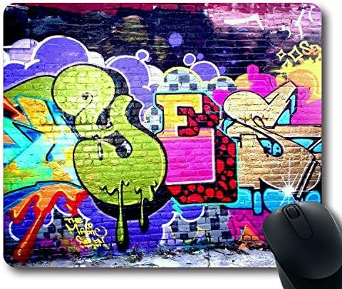 Artistic Graffiti Ease H bomb K_o_p_e_l_ Kopel Kopelakis Caspa Don Cvgr Mouse Pad Standard Size 9 inch(220mm) X 7 inch(180mm)