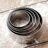 from ProCook ProCook Round Cookie Cutters Set of 5