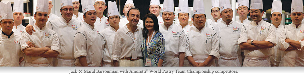 Maral &amp; Jack Barsoumian with the Award Winning Amoretti Team