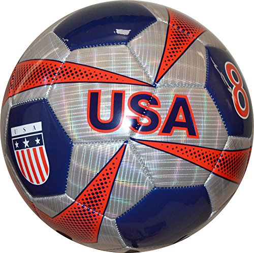 Vizari USA Mini Trainer Ball, Silver/Navy, Size 1