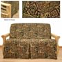 Bombay Skirted Futon Slipcover Full 5 pc pillow set 618