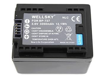 【クリックで詳細表示】Amazon.co.jp｜【NLC】 Canon ● BP-727 互換バッテリー ● 純正充電器で充電可能 残量表示可能 ● iVIS HF M52/HF M51/HF R31/HF R30/HF R32/HF R42/HF R52 / HF R62｜カメラ通販