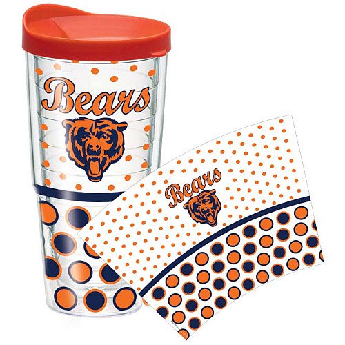 Wrap NFL Chic Dot 24-Ounce Each