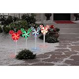 Gemmy Disney Mickey Ears Light Show Set of 4 Christmas Lights Decorations