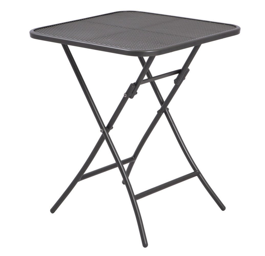 Streckmetall - Tisch 60cm rund eisengrau, wetterfest online bestellen