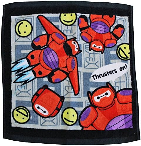 UCHINO Disney bay Max guest towel 34 ~ 35cm bay Mac thread black 4104G528 Bk