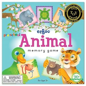 Pre-School Animal Memory Game by eeBoo