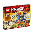Lego 2521 - Ninjago Lightning Dragon Battle - Exclusive Skull Chopper Pilot and Spinner included