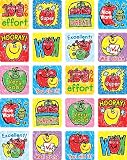 Carson Dellosa Apples: Kid-Drawn Motivational Stickers (0602)