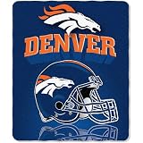 Northwest Denver Broncos Gridiron Fleece Throw