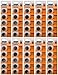 50 X Powertron CR2016 3 Volt Lithium Coin Battery button cells (10 X packs of 5)