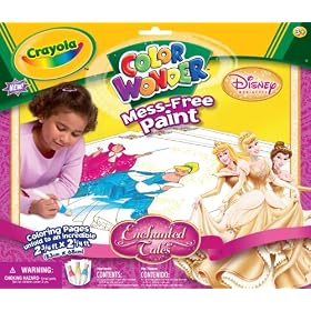 Crayola Color Wonder Paint and Mega Coloring Sheets Disney Princess by Binney & Smith