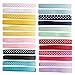 LaRibbons Decorating Trim Sewing Craft Ribbon Bulk - 1/2''X 2 Yard Each Roll - 32 Assorted Designs (Pale Blue) (3/8