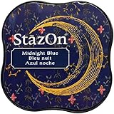 Tsukineko StazOn Midi Ink Pad, Midnight Blue