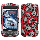 MyBat Leopard Skulls (Sparkle) Snap-on Hard Phone Protector Case Cover For  ....