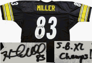 Heath Miller Pittsburgh Steelers NFL Autographed Authentic Black Jersey