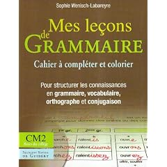 Mes Lecons de Grammaire CM2 (Cahier)