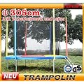 Trampolin � 305 cm Gartentrampolin inkl. Sicherheitsnetz und Leiter bis 180kg NEU