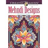creative haven mehndi designs collection coloring book creative haven coloring books