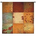 Poppy Nine Patch Wall Tapestry