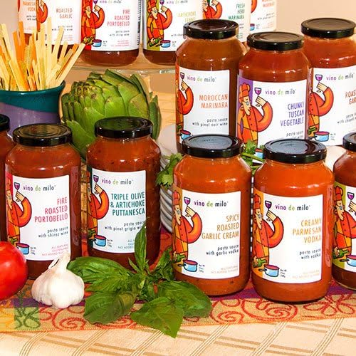 Vino de Milo No Sugar Added Pasta Sauce (25 oz) - Chunky Tuscan Vegetable (25 ounce)
