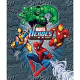 Marvel Super Heroes Fleece Throw Blanket - 50" X 60"