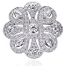Splash of Hollywood Glamour Just For You: Sterling Silver Celebrity Inspired Celtic Design Vintage Brooch