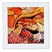 3dRose Funny Dachshund Puppy Dog Riding Bicycle - Quilt Square, 6 by 6-Inch (qs_216486_2)