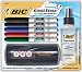 Office Products : BIC Dry Erase Marker Kit (5 markers / whiteboard cleaner / whiteboard eraser), Assorted, 1 Kit