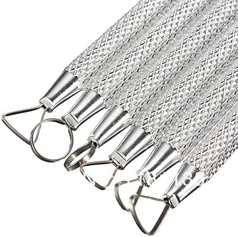 6Pcs Clay Sculpture Sculpting Tool Mini Ribbon Cutter Metal Tools Set