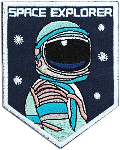 Nasa Space Explorer Astronaut Embroidered Iron on Patch # M