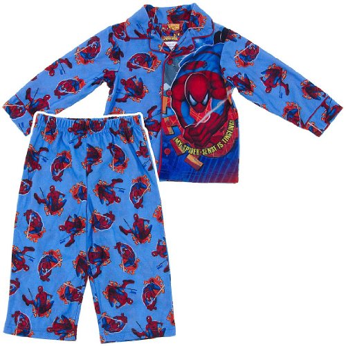  Ame Sleepwear Boys 2-7 Spiderman Coat Set