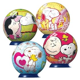Ravensburger Peanuts - 60 Piece puzzleball (Set of 4)