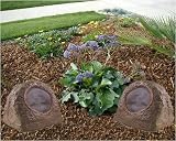 Outdoor Rock Speakers New Pair Sandstone Brown 250 Watt
